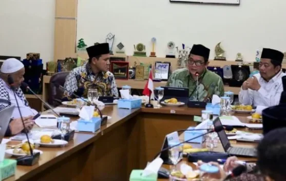 Kawal Wakaf Blangpadang, Pemprov Aceh dan Ulama Temui BWI Pusat