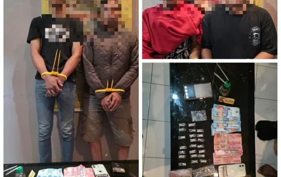 Polisi Tangkap Empat Terduga Pengedar Sabu