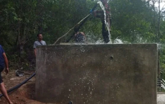 Warga Kute Ni Reje Mulai Nikmati Air Bersih