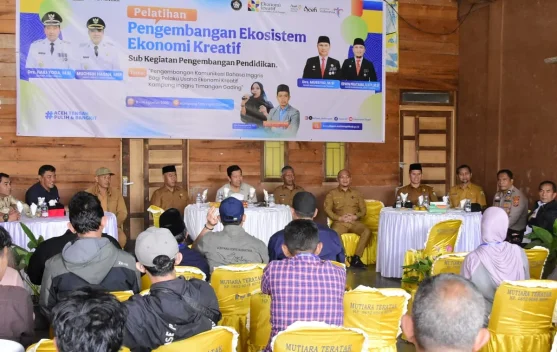 Pemda Aceh Tangah Gelar Pelatihan Pengembangan Ekosistem Ekonomi Kreatif