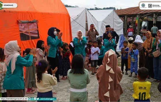 Mahasiswa IAIN Takengon Gelar Trauma Healing untuk Anak di Jagong Jeget