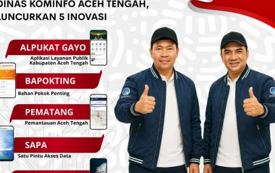 Momen Hari Kemerdekaan, Dinas Kominfo Aceh Tengah Luncurkan 5 Inovasi