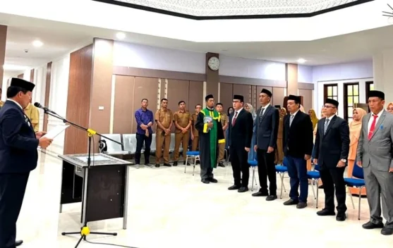 Wabup Gayo Lues Lantik Enam Pejabat, Tekankan Integritas dan Kepemimpinan