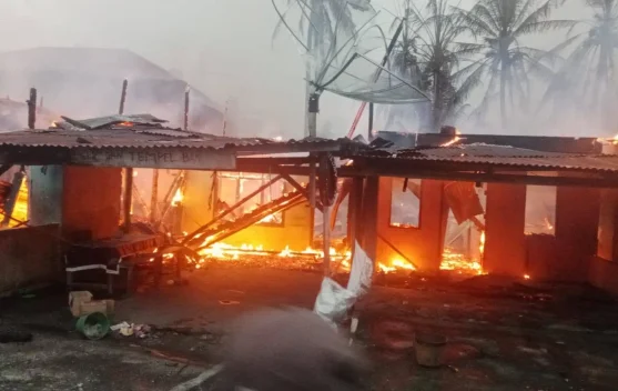 13 Rumah Terbakar di Bambel Gabungan, 59 Jiwa Terdampak