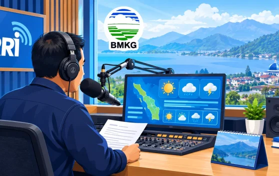 RRI Takengon dan BMKG Aceh Perkuat Informasi Cuaca untuk Masyarakat