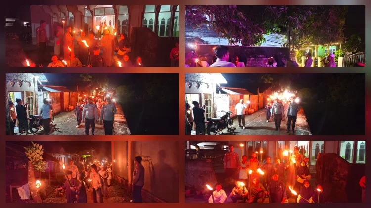 Remaja Masjid Asy Suhada Beo Gelar Pawai Obor Sambut Ramadhan