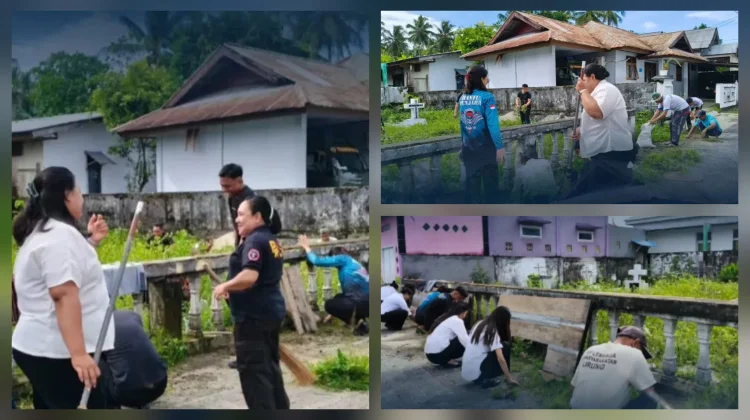Sambut Ramadhan, Lapas Lirung Kerja Bakti di Taman Bahagia