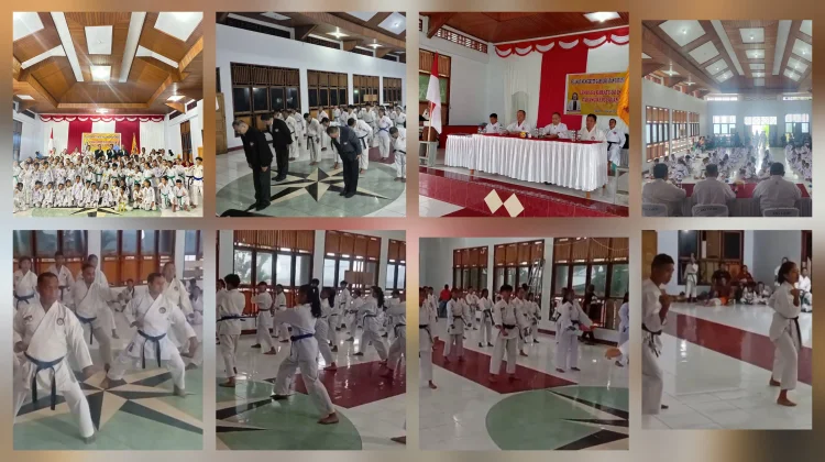Gashuku dan Kenaikan Sabuk 115 Kohai Lemkari Talaud