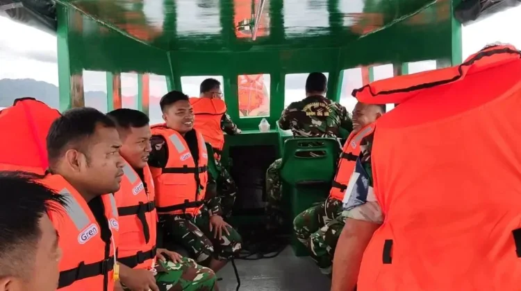 Kodim 1312/Talaud Uji Coba Alang Air di Perbatasan