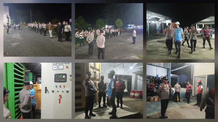 Polres  Talaud Patroli Cipta Kondisi Antisipasi Dampak Pemadaman Listrik