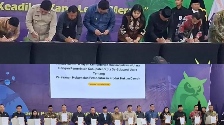 Wakil Bupati Talaud Hadiri Peresmian Posbankum Sulawesi Utara