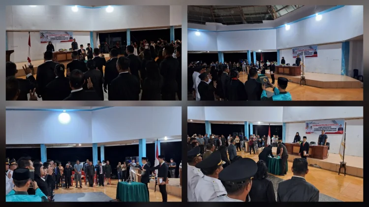 Bupati Talaud  Welly Titah Lantik 47 Pejabat