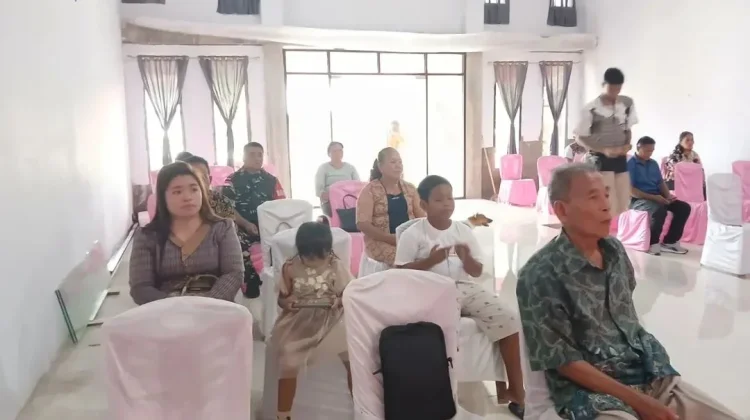 Babinsa Jamin Keamanan Ibadah Minggu Jemaat Gereja Pantuge