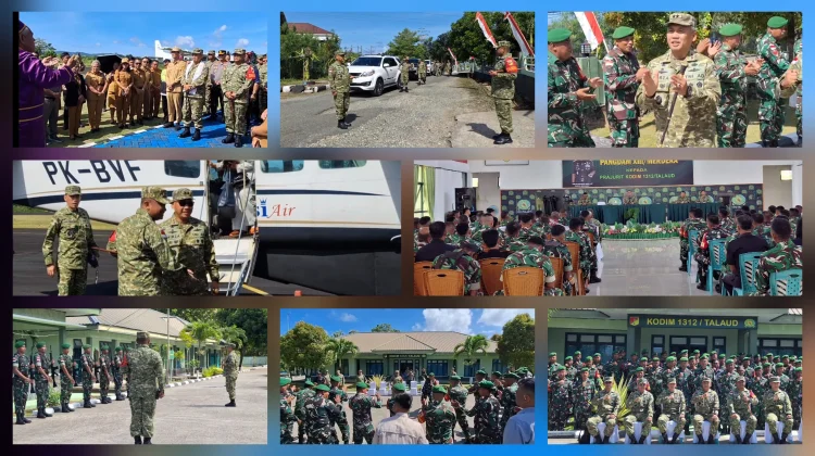 Pangdam XIII/Merdeka Laksanakan Kunjungan Kerja  di Talaud
