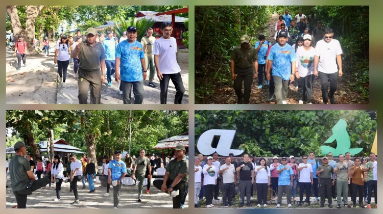 Sinergi Bupati Talaud dan Pangdam Merdeka di Pulau Sara'a