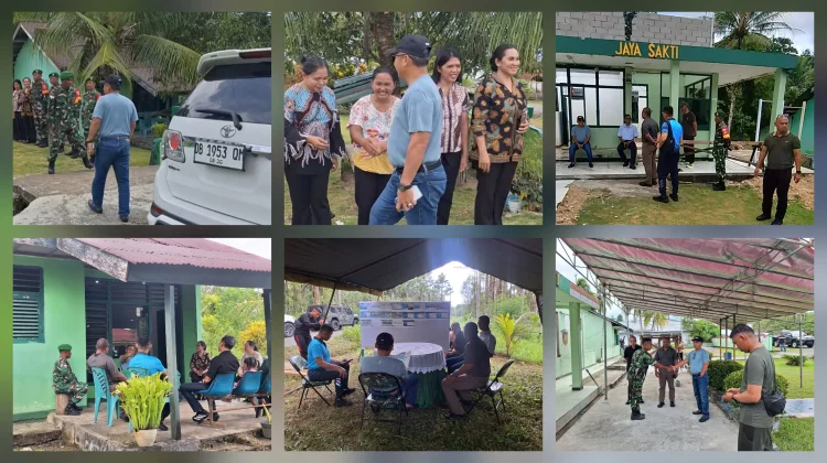 Pangdam XIII/Merdeka Tinjau Lokasi Bakal Batalyon di Talaud