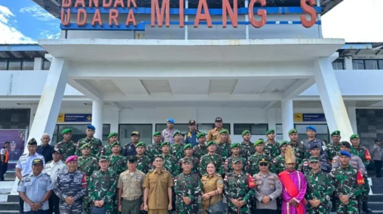 Pangdam XIII Merdeka Pantau Kesiapan Prajurit Perbatasan Miangas