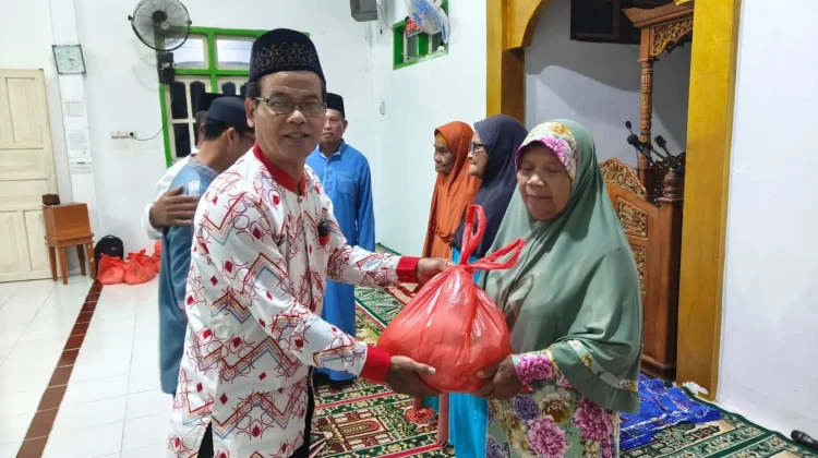 Kakan Kemenag Talaud Safari Ramadhan di Masjid Nurul Jihad Bawunian.