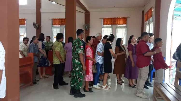 Babinsa Lirung Ajak Jaga Toleransi Umat Beragama