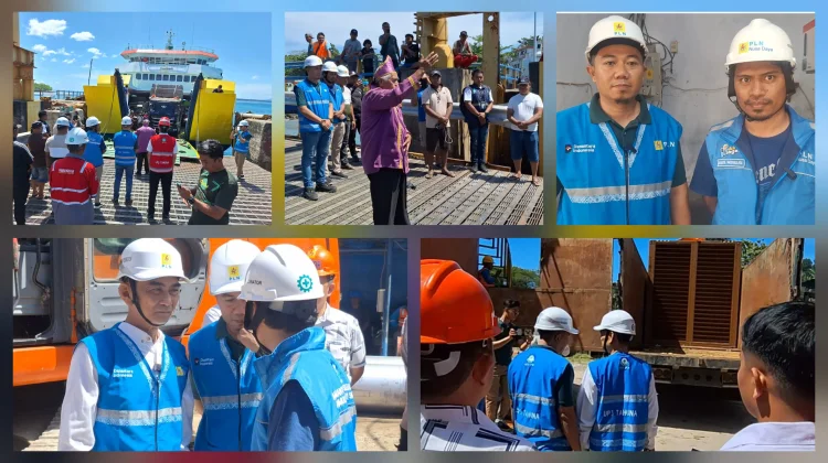 PLN Kirim Mesin Pembangkit 800 Kw Perkuat Listrik  Karakelang