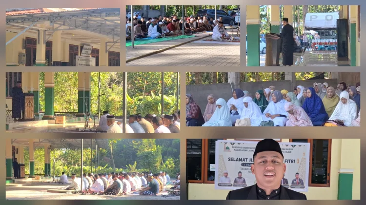 Umat Muslim di Melonguane Khusyuk Laksanakan Sholat Idul Fitri 1447 H