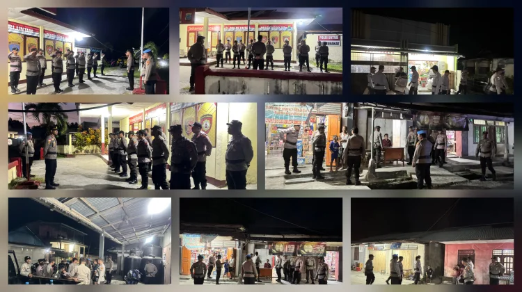 Personel Polsek Kabaruan Gelar Patroli KRYD jelang Lebaran