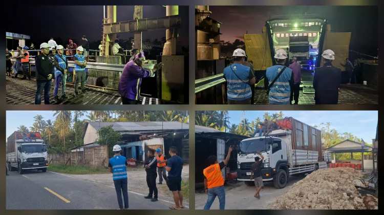 Unit Kedua Mesin Pembangkit 800 kW Tiba di Talaud Subuh Tadi