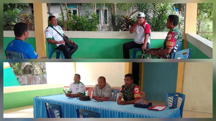 Babinsa Desa Kiama Barat Gelar Komunikasi Sosial Masyarakat ​Talaud