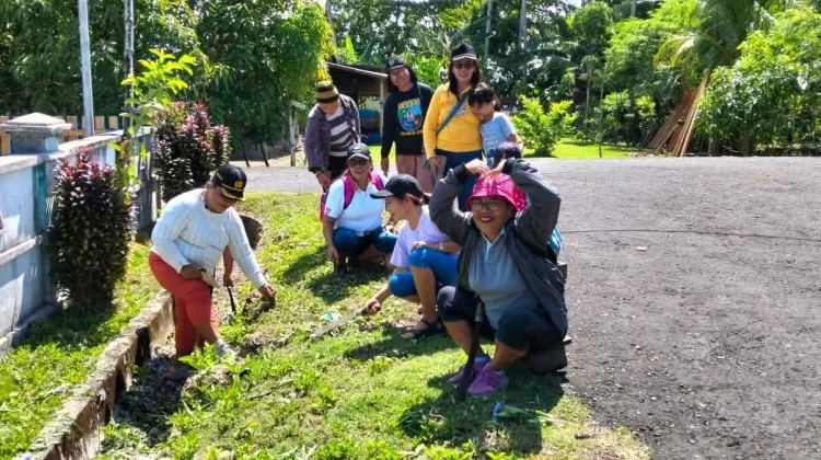 Pemerintah dan Masyarakat Kecamatan Damau Gelar Kerja Bakti