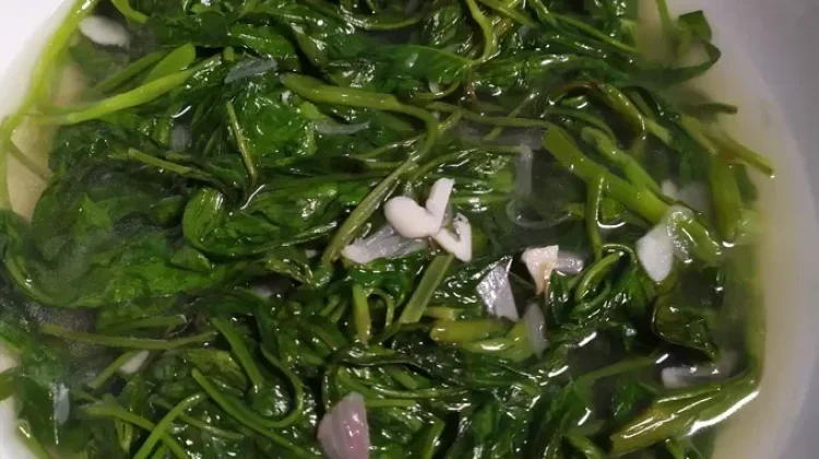 Sayur Kangkung Rebus Baik untuk Kesehatan