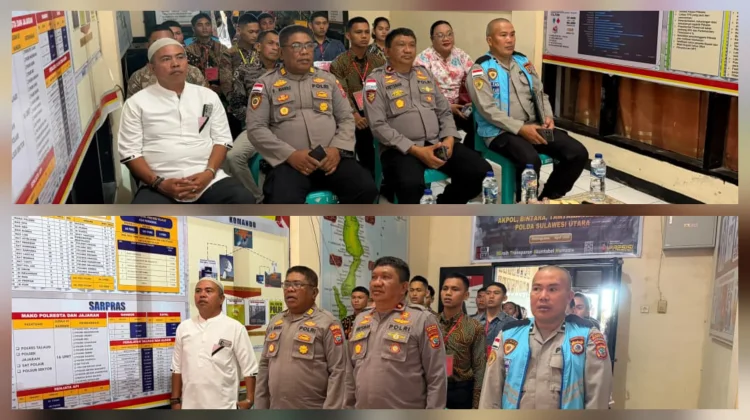 Polres Talaud Ikuti Pengambilan Sumpah Pakta Integritas Polri