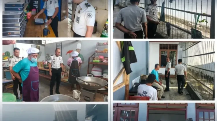 Lapas Lirung Lakukan Kontrol Area Blok hingga Dapur