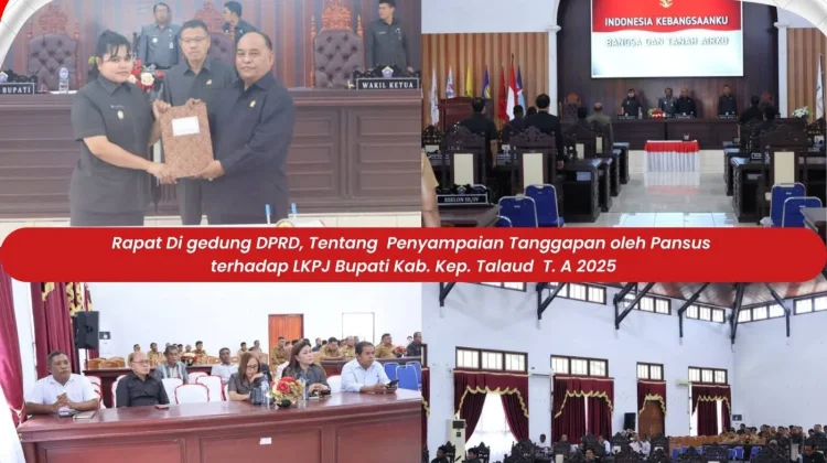 DPRD Sampaikan Catatan Strategis LKPJ Bupati Talaud 2025