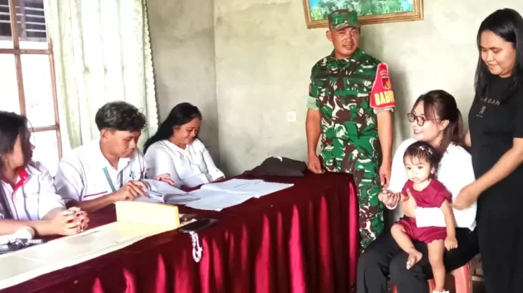 Babinsa Hadir dalam Kegiatan Posyandu