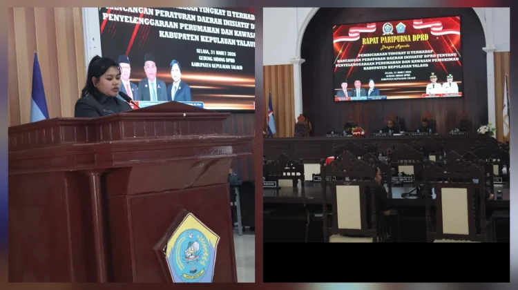 DPRD Talaud Sahkan Perda Penyelenggaraan Perumahan dan Permukiman