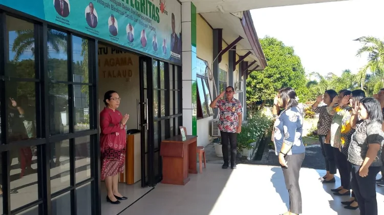 Apel Kerja, Pegawai Kemenag Talaud Diingatkan Tentang Kewajiban