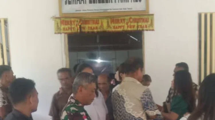 Tingkatkan Iman Babinsa Amankan Ibadah Jumat Agung Talaud