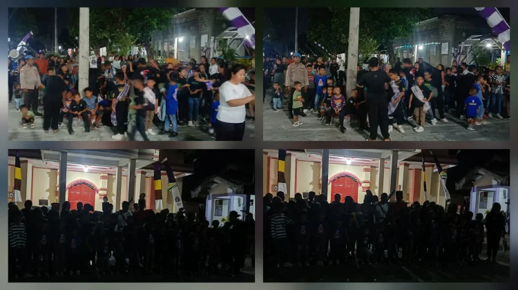Prosesi Jalan Salib Jemaat Germita Efrata Miangas Berlangsung Khidmat
