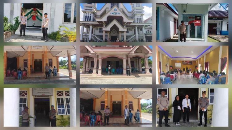 Pengamanan Ibadah Jumat Agung di Wilayah Polsek Beo