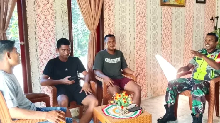 Babinsa Ajak Generasi Muda Jauhi Miras