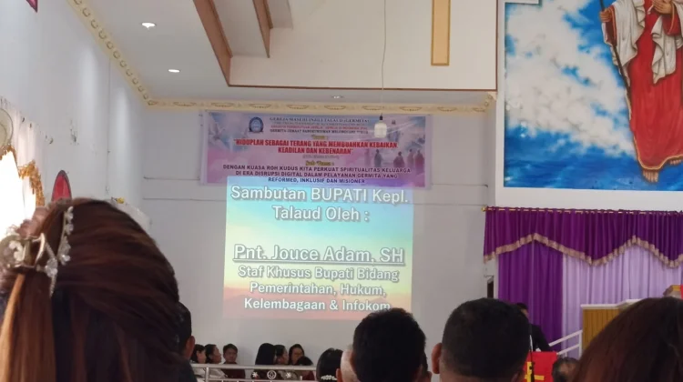 Pemkab Talaud Sampaikan Pesan Damai Paskah Jemaat