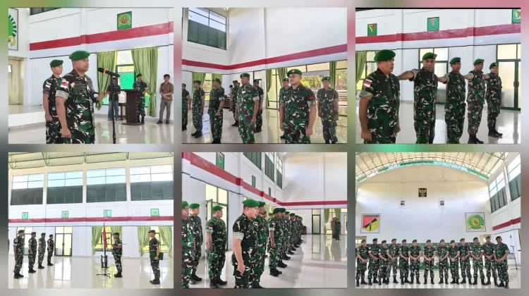 Dedikasi Teruji, 15 Prajurit Kodim 1312/Talaud Naik Pangkat