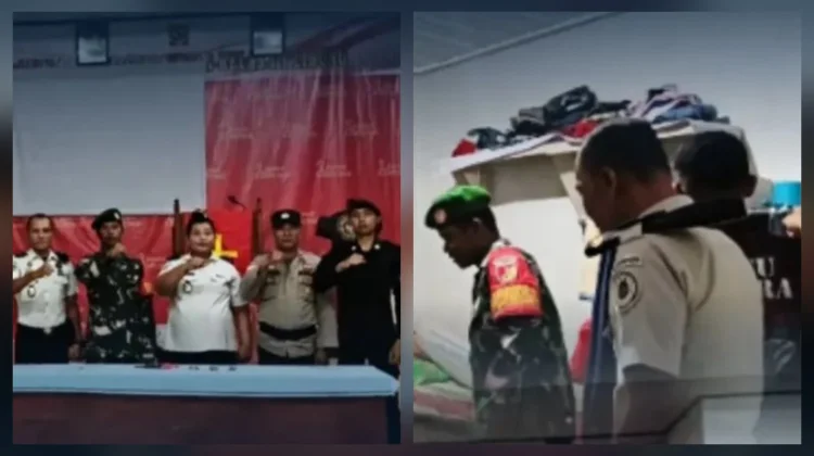 Lapas Lirung Gandeng TNI-Polri Gelar Razia Blok Hunian