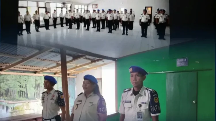 Pegawai Lapas Lirung Ikuti Pengukuhan Tim Satopspatnal Virtual