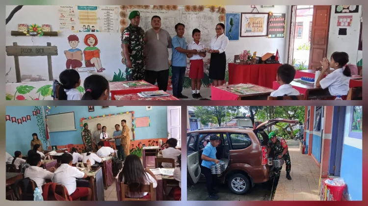 TNI Kawal Distribusi Makan Bergizi Gratis di Beo