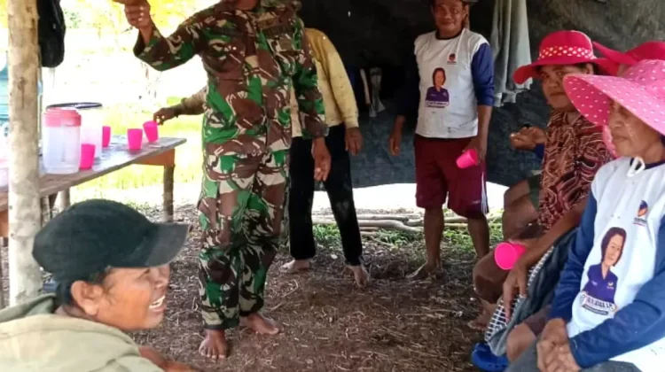 Babinsa Dengarkan Aspirasi Masyarakat Petani