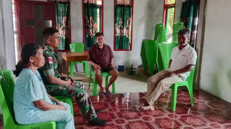 Koramil Essang Komsos dengan Warga Binaan