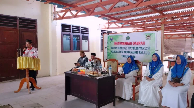 Kakan Kemenag Talaud Buka Kegiatan Majelis Taklim