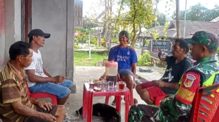 Babinsa Beo Komsos dengan Masyarakat