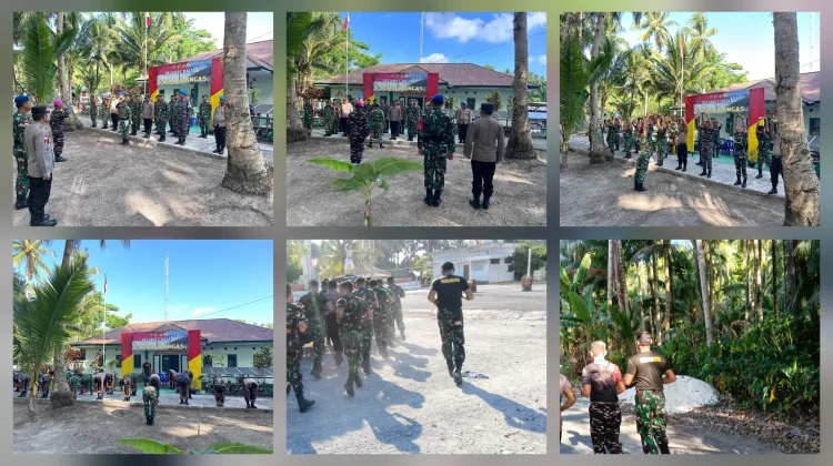 Sinergitas tanpa Batas TNI-POLRI di Ujung Utara Miangas